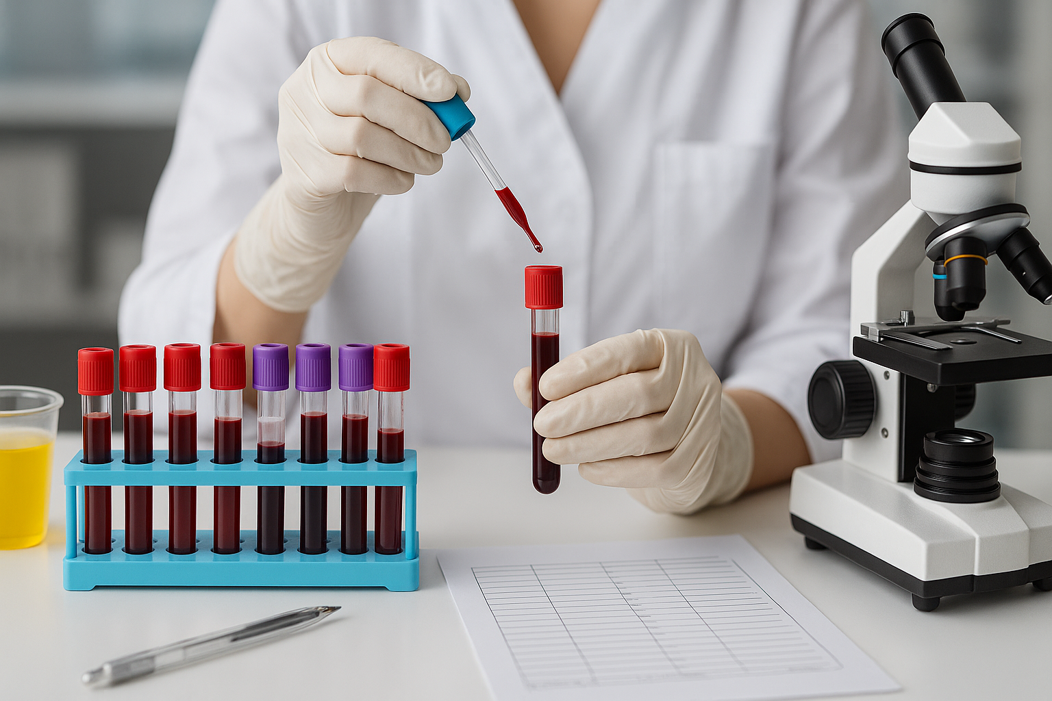 Медицинские анализы, клиника Амосовой