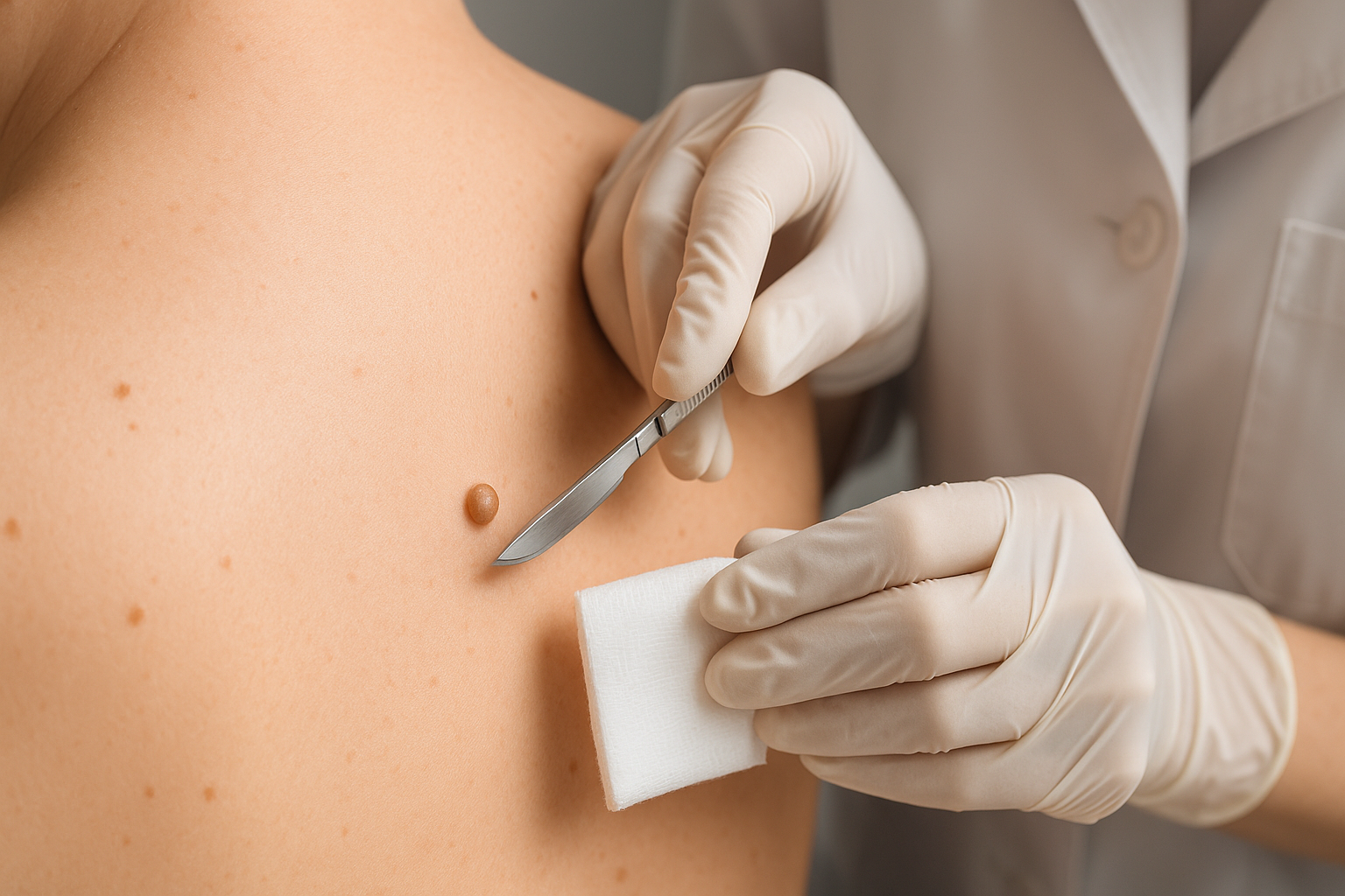 Удаление новообразований на коже в Крыму, клиника Амосовой