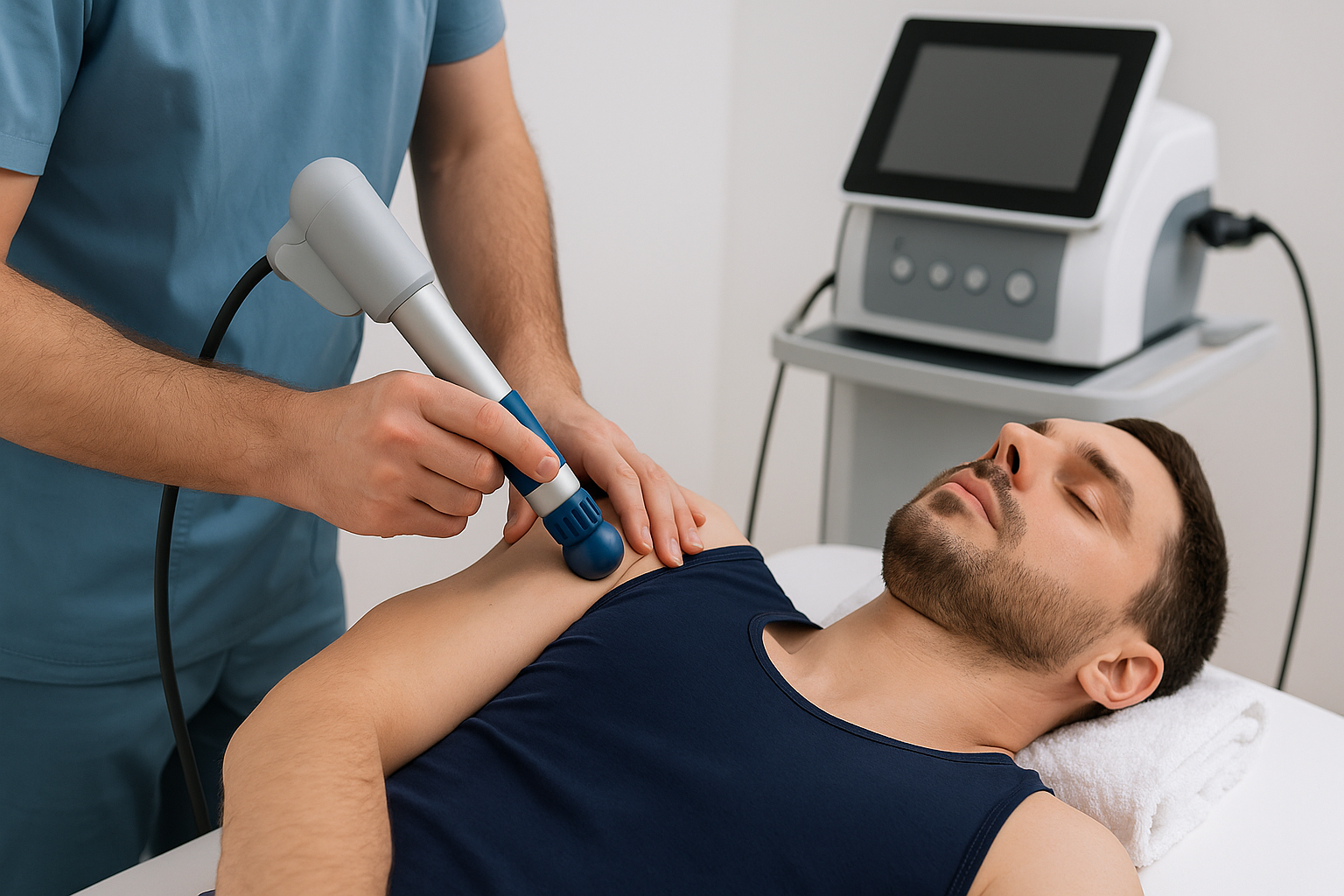 Ударно-волновая терапия, клиника Амосовой